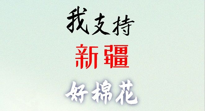 中國(guó)好棉花，我們支持！